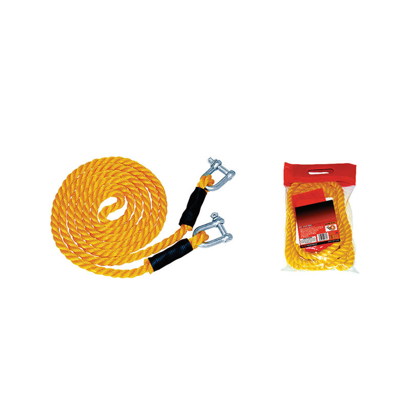 Roadside rescue tow rope for towing or pulling vehicles