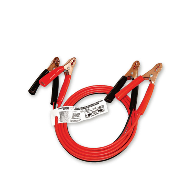 Red and black double parallel lines, car start, 10GA 8, 12FT Jumper Cables for Car, strong grip clamp, excellent conductivity